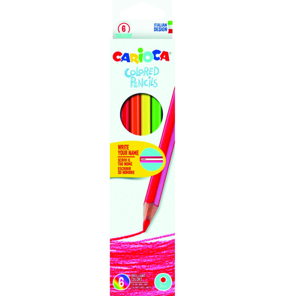 الوان Carioca خشب 6 لون ترابلس رقم 41256